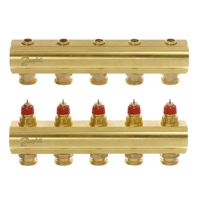 Распределительный коллектор с настройкой - Manifold 5+5
