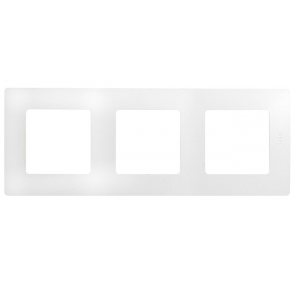 Рамка 3 поста - Niloe/Etika - белый