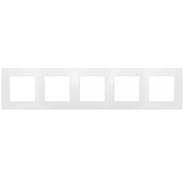 Рамка 5 постов - Niloe/Etika - белый