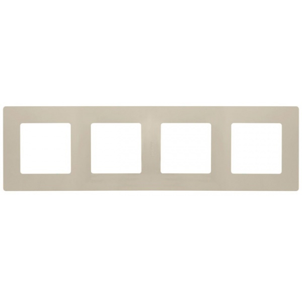 Рамка 4 поста - Niloe/Etika - слоновая кость