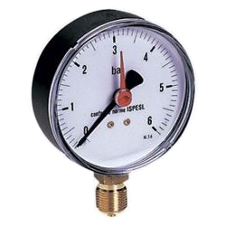 Манометр радиальный 1/4" 6 бар диаметр 63 мм - Emmeti