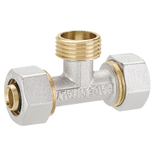 Фитинг Т-образный 20х1/2х20 с наружной резбой - F.I.V."