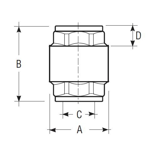 Клапан обратный пружинный 1" 1/4 - F.I.V.