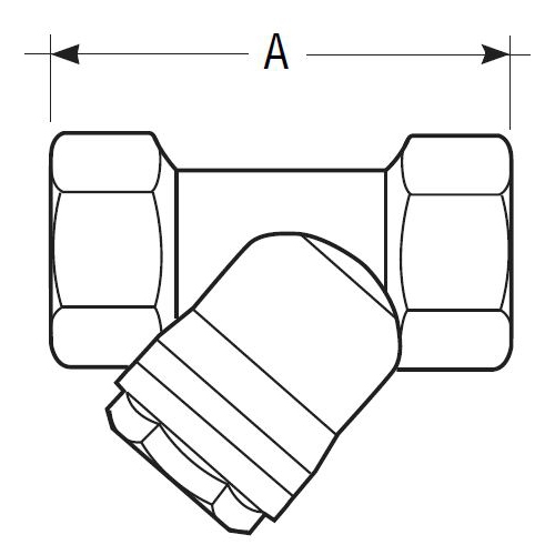 Сетчатый фильтр 1/2" - F.I.V.