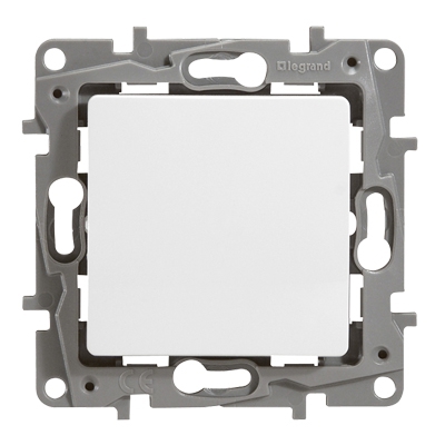 Переключатель одноклавишный - Niloe - белый