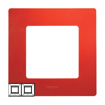 Рамка 2 поста - Niloe/Etika - красный