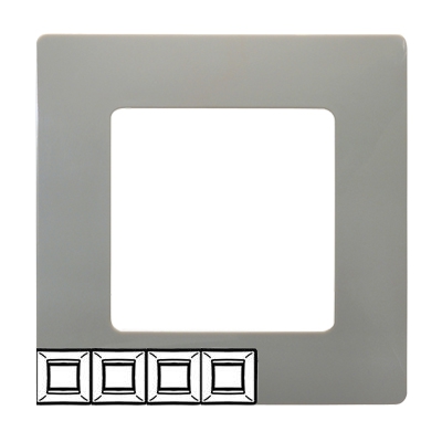 Рамка 4 поста - Niloe/Etika - светлая галька