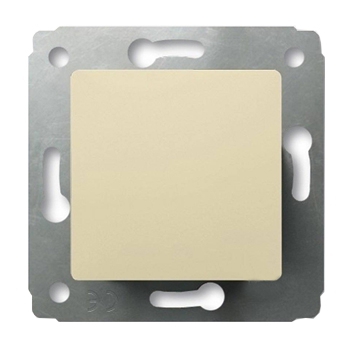 Выключатель одноклавишный 16A - Cariva - слоновая кость
