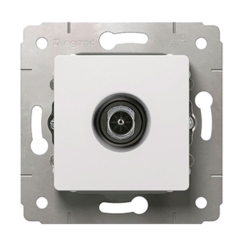 Розетка TV звезда - Cariva - белый