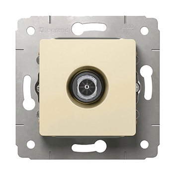 Розетка TV звезда - Cariva - слоновая кость