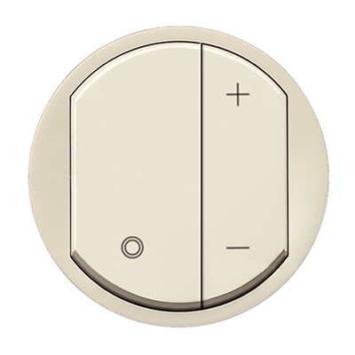 Лицевая панель для кнопочного светорегулятора - Celiane - слоновая кость