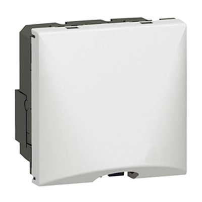 Вывод кабеля - 2 модуля - Mosaic - белый