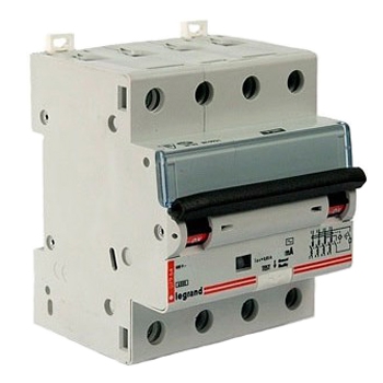 УЗО - АВДТ DX³ 6000 4P, C16A, 30mA, 400V