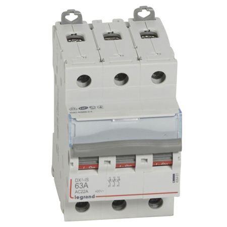 Выключатель - разъединитель - DX³-IS 3P, 63A