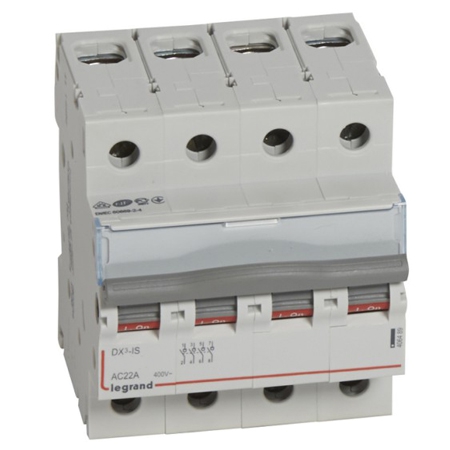 Выключатель - разъединитель - DX³-IS 4P, 125A