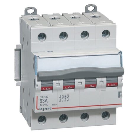 Выключатель - разъединитель - DX³-IS 4P, 63A