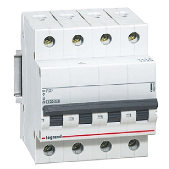 Автоматический выключатель - RX³ 4,5 kА, 4P, C25A