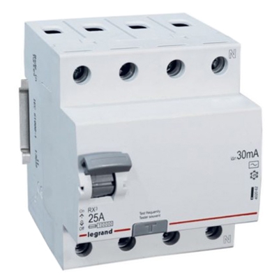 УЗО - ВДТ RX³ 4P, AC63A, 100mA