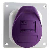 Встраиваемая розетка 2K 16А 20В IP44 - P17 Tempra Pro