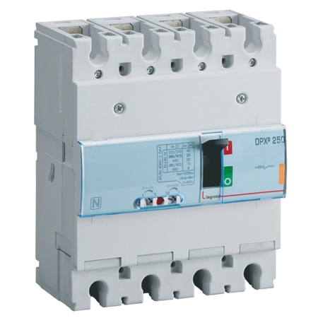 Автоматический выключатель - DPX³-250 4P, 200A, 36kA
