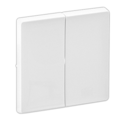 Лицевая панель для 2-клавишных выкл./перекл. и кнопок - Valena Life - белый