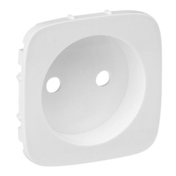 Лицевая панель для розетки 2К - Valena Allure - белый