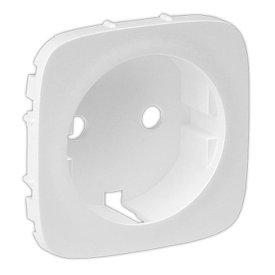 Лицевая панель для розеток 2К+З - Valena Allure - белый