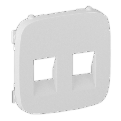 Лицевая панель для двойной акустической розетки - Valena Allure - белый