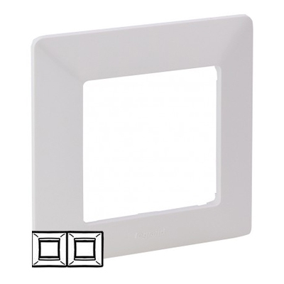 Рамка 2 поста - Valena Life - белый