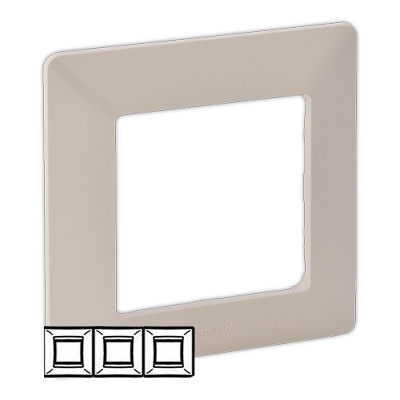 Рамка 3 поста - Valena Life - слоновая кость