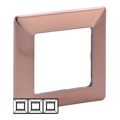 Рамка 3 поста - Valena Life - медь