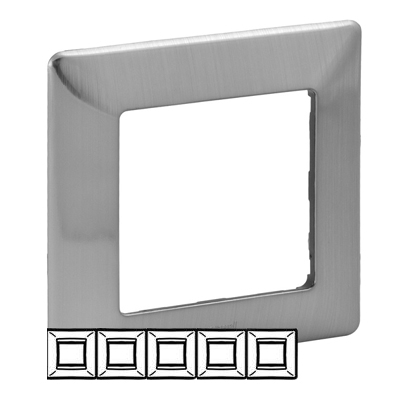 Рамка 5 постов - Valena Life - сталь