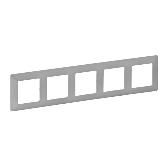 Рамка 5 постов - Valena Life - алюминий