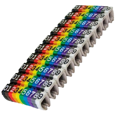 Маркер CAB 3 для кабеля 1,5-2,5 мм² - цифра ''9'' - белый