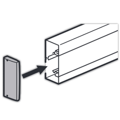 Торцевая заглушка - для кабель-каналов DLP-S 100x50 с крышкой 45 мм
