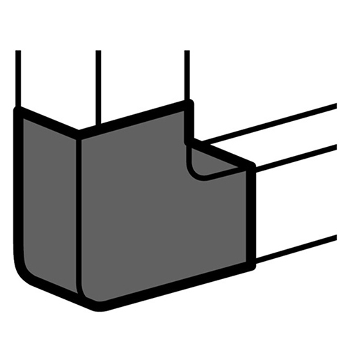 Плоский угол 90° - для кабель-каналов DLP-S 100x50 с крышкой 75 мм