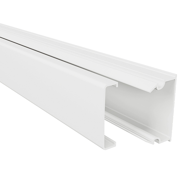 Мини-канал - DLP-S - 40x40 мм с крышкой - 2 метра - белый