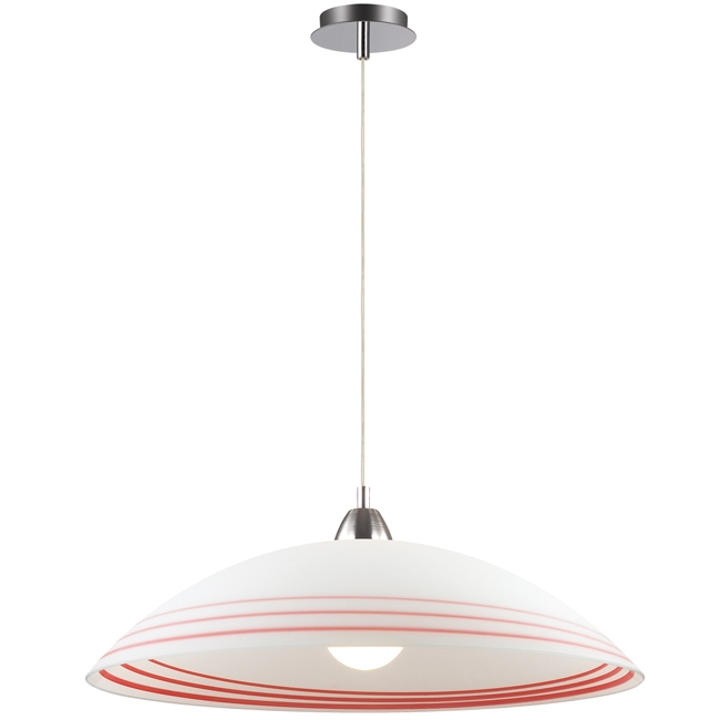 Люстра - Ideal Lux Nik SP1 Bianco E Rosso