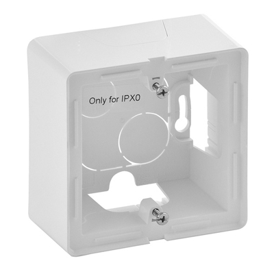 Коробка для накладного монтажа 1 пост - Valena Life - белый