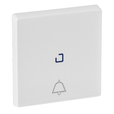 Лицевая панель с символом ''звонок" и с подсветкой - Valena Life - белый