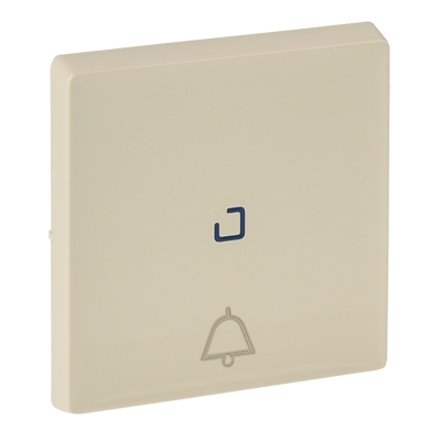 Лицевая панель с символом ''звонок" и с подсветкой - Valena Life - слоновая кость