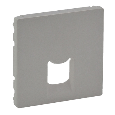 Лицевая панель для розеток RJ45 и RJ11 - Valena Life - алюминий