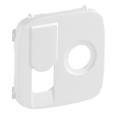 Лицевая панель для розеток TV+RJ45 - Valena Allure - жемчуг