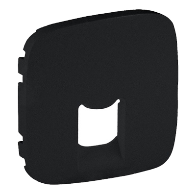 Лицевая панель для розеток RJ45 и RJ11 - Valena Allure - черный