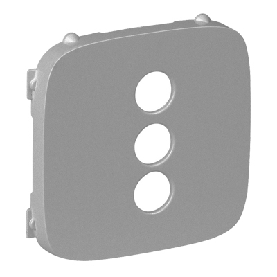 Лицевая панель для розетки RCA - Valena Allure - алюминий