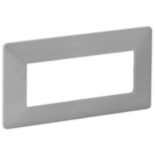 Рамка 5 модулей без перегородки - Valena Life - алюминий