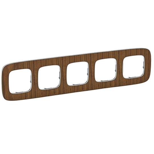 Рамка 5 постов - Valena Allure - орех