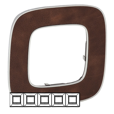 Рамка 5 постов - Valena Allure - кожа