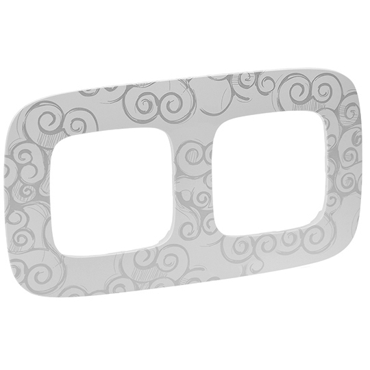 Рамка 2 поста - Valena Allure - нарцисс хром