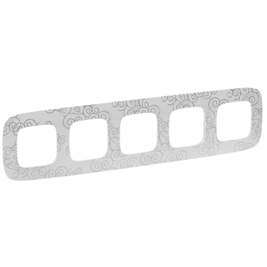 Рамка 5 постов - Valena Allure - нарцисс хром